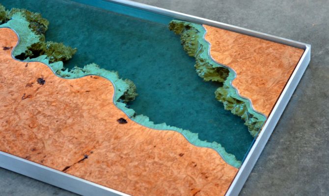 Greg Klassen The Creator of Handmade Pieces And Works of Art | Incredible coffee table designs created by this unique vanguardist mind. Unique furniture piece for any home interior. #interiordesign #homeinteriors #centertables #coffeetables